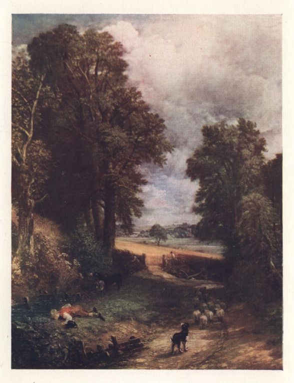 PLATE III.&mdash;THE CORNFIELD, OR COUNTRY LANE.